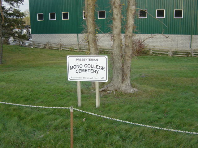 Mono Cemetery Duffern County