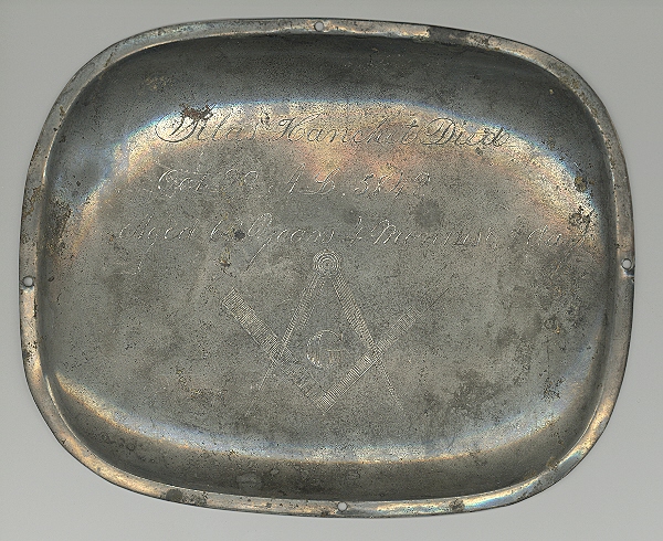 The Free Genealogy Death Record on the Coffin Plate of Silas Hanchet 1780 ~ 1848