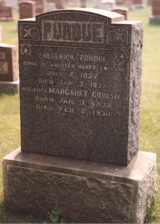 search cemetery death records frederick purdue