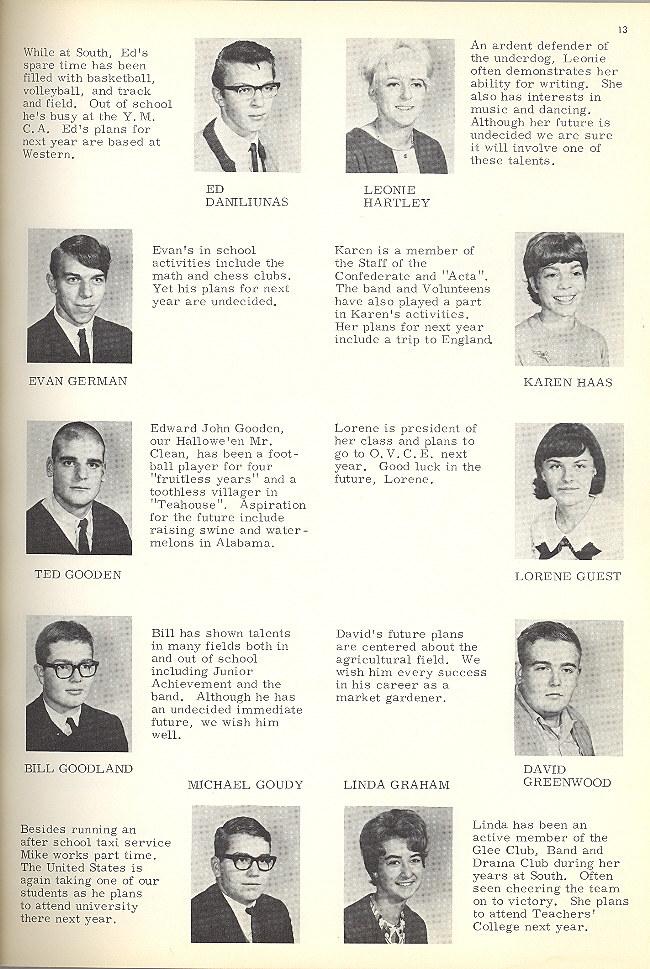 London South Secondary School Yearbook 