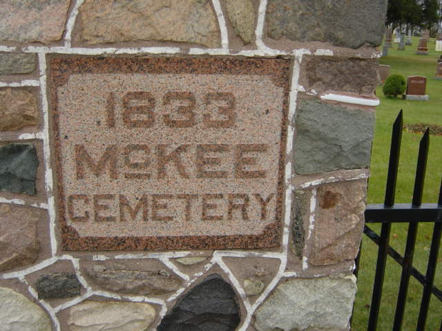 McKee Cemetery, East Garafraxa Township, Duffern County, Ontario