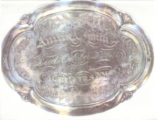 The Free Genealogy Death Record on the Coffin Plate of Annie A Smith 1860 ~ 1877