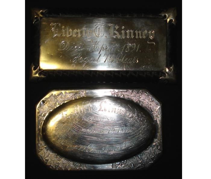 The Free Genealogy Death Record on the Coffin Plate of Anna J Roberts 1874 ~ 1926