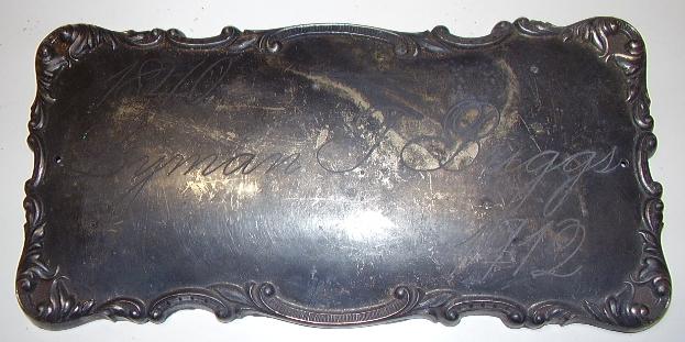 The Free Genealogy Death Record on the Coffin Plate of Lyman Briggs 1840 ~ 1912