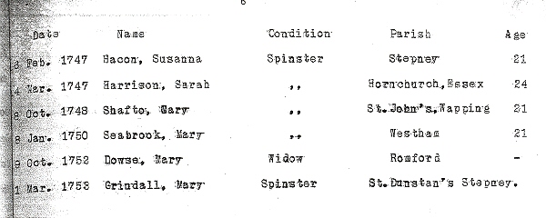 Poplar Chapel, London England genealogy 3