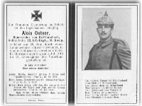 Death Record of Alois Ostner