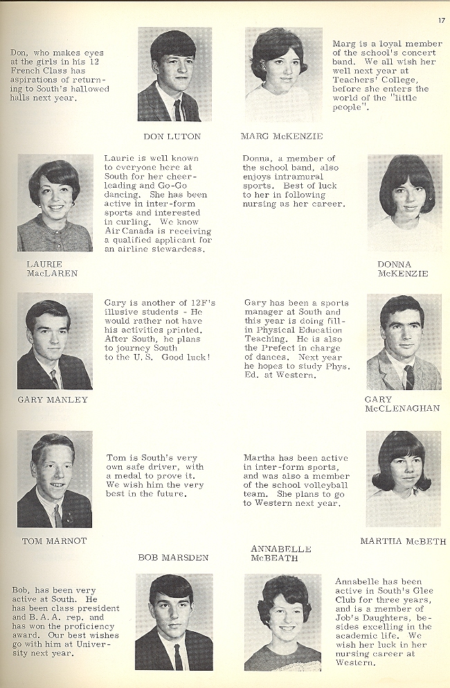 London South Secondary School Yearbook 