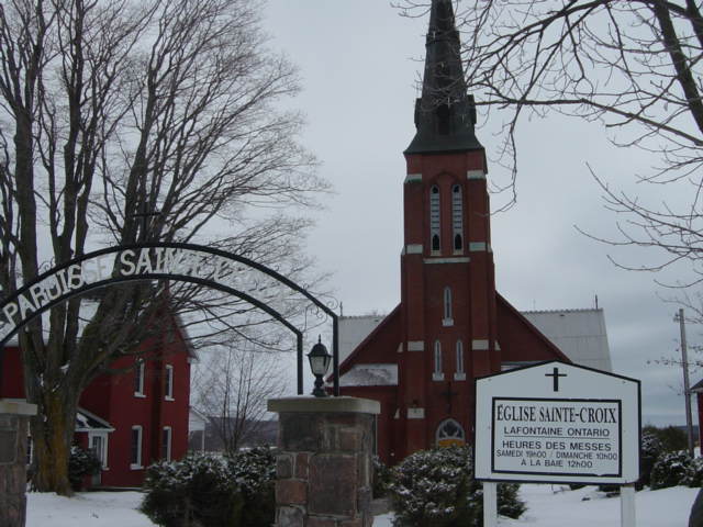 Find Ste. Croix Roman Catholic Cemetery Lafontaine on Ancestors at Rest